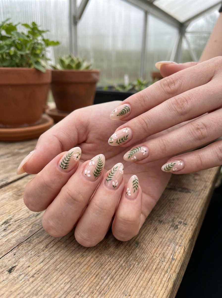 Greenhouse Floral Nails